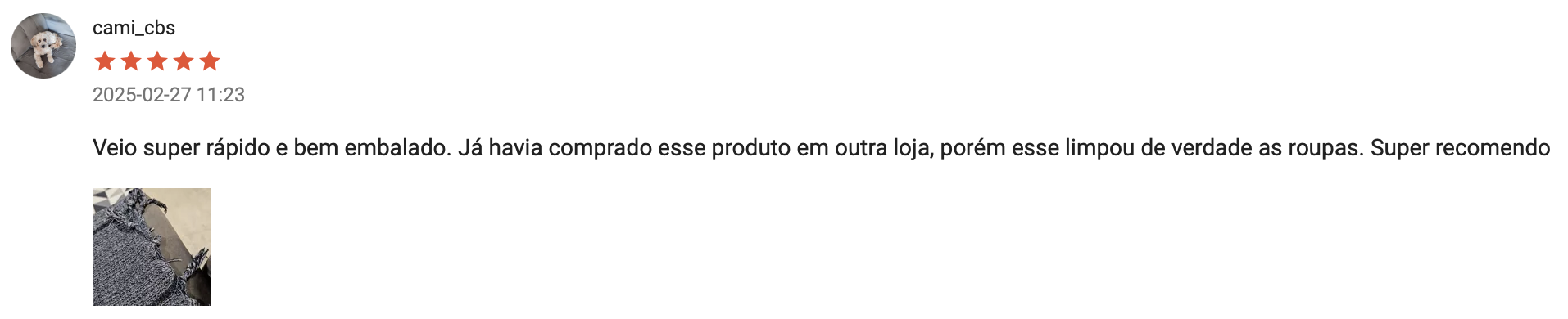 Antes e depois roupa
